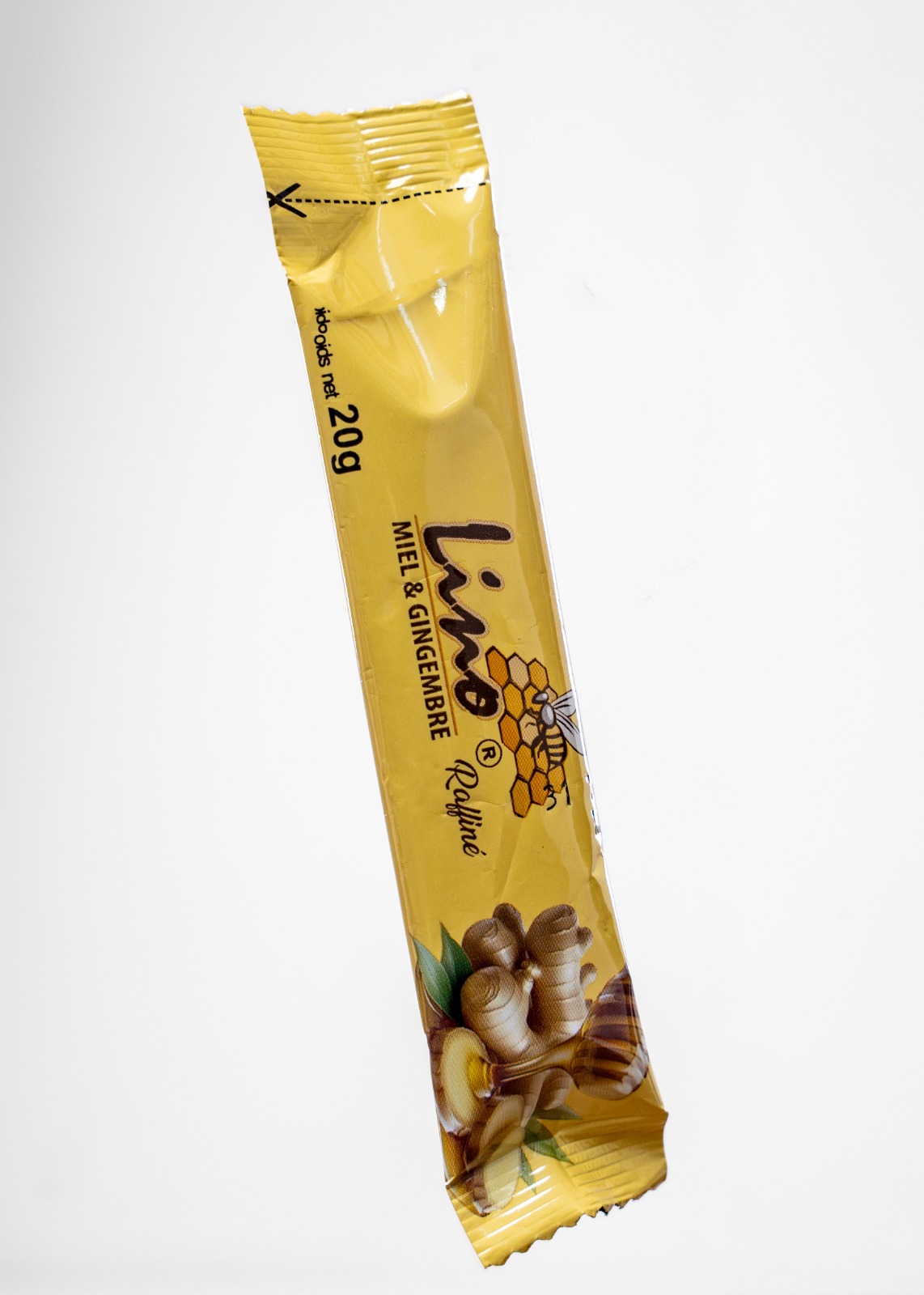 Lino Natural Honey Sticks Enriched with Ginger