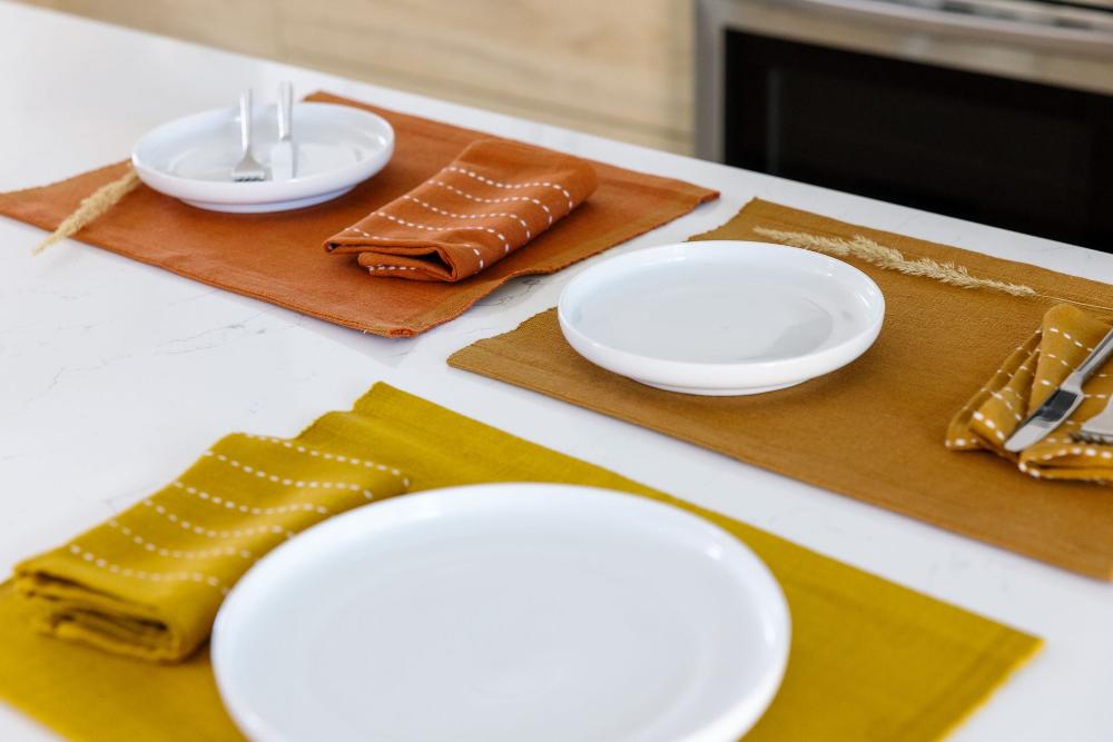 Semien Handwoven Ethiopian Cotton Placemat | Set of 2