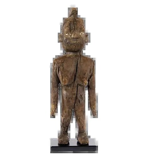 Wooden Woman Sculpture
